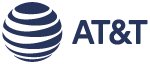 blue AT&T logo transparent background