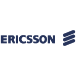 blue ericsson logo transparent background