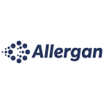 blue allergan logo transparent background