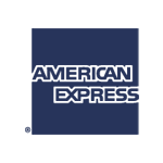 blue american express logo transparent background