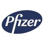 blue pfizer logo transparent background