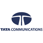 blue tata communications logo transparent background