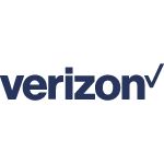 blue verizon logo transparent background