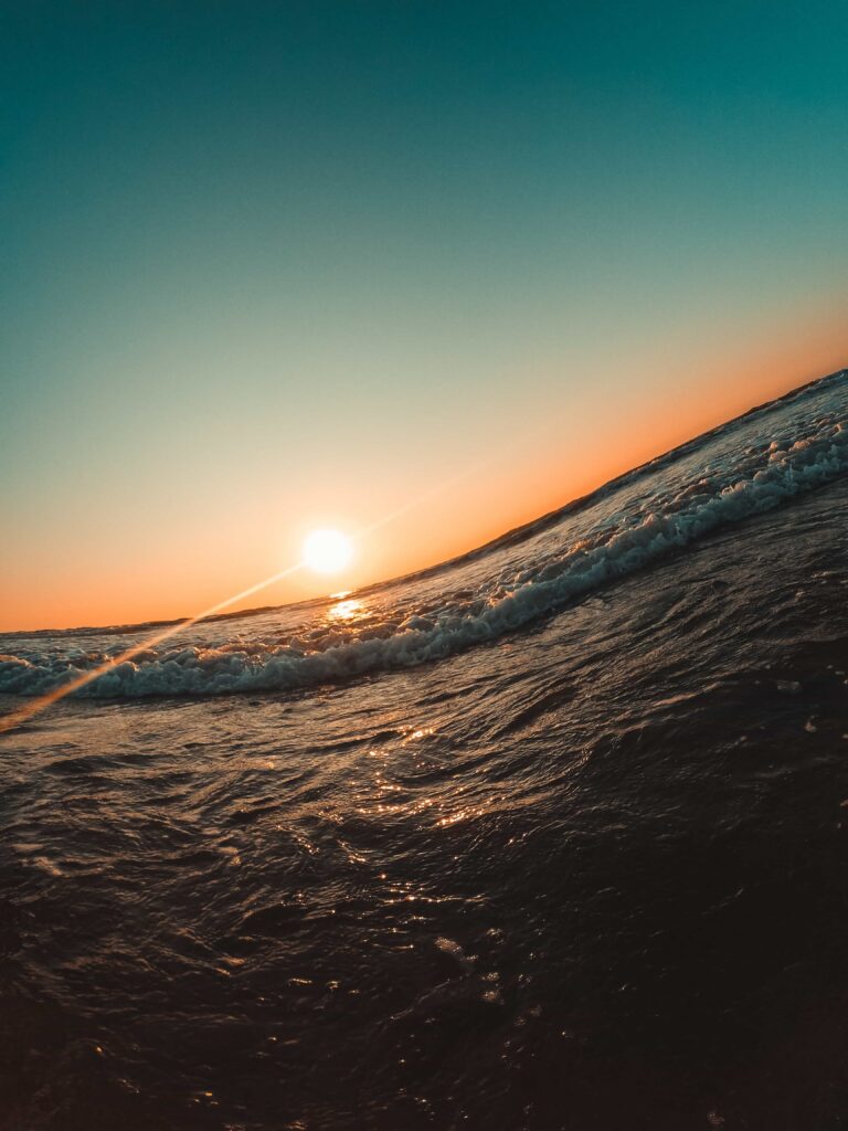 Sunrise with water